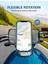 Bisiklet Telefon Montajı, [360°DÖNME Darbelere Dayanıklı] Bisiklet Telefon Tutacağı, Silikon Motosiklet Telefon Bağlantısı Iphone 16 ile Uyumlu, Daha Fazla 4,0 Inç Ila 6,7 Inç Cep Telefonu 3