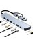 Çoklayıcı Adaptör 7in1 Usb/type-C To USB A, USB C Macbook Uyumlu Çevirici Adaptör Çok Portlu Çoklayıcı 7 In 1 USB Hub (Gri) 1