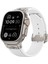 Apple Ile Uyumlu Watch 42MM KRD-113 Spor Görünümlü Silikon Kordon Beyaz 1