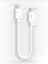 Elektronik Kısa 25 cm 20W Hızlı Type C Şarj Kablosu Çift Taraflı Type-C To Type-C Pd Şarj Data Kablo, Iphone 15 16 Pro Uyumlu 1