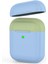 Airpods ile Uyumlu Kılıf 1-2 Nesil 2mm Silikon Case Yedek Kapak Hediyeli PT88-Z Açık Mavi 1