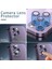 Iphone 14 Pro / 14 Pro Max Derin Mor Için Kamera Lens Koruyucu Çizilmez Hd Görüntü Bozmaz Metal Temperli Cam 3