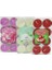 Renkli Tea Light 8 Parça Mum Çilek Kokulu 1
