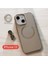 Apple Iphone 13 Uyumlu Magnezyum Serisi Standlı Kapak Magsafe Sert Kılıf +Lens Koruma . 3