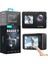 Br 7 Aksiyon Kamerası, Ipx8 Su Geçirmez Yerel 4K 20MP Wifi Cam Dokunmatik Ekranlı Eis 2.0 Yakınlaştırma Desteği Harici Mikrofon Ses Kontrolü Vlog Kamerası - Gri 1