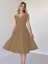 Rose's Boutiqe All About Women Kadın Kısa Kollu Kruvaze Yaka Eteği Volanlı Krep Elbise 7