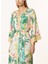 Mystic Jungle Kadın Kimono, Modal Karışımlı Jersey, Desenli, Kontrast Borulu, Şal Yaka 3