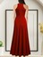 Rose's Boutiqe All About Women Kadınhalter Yaka Derin Yırtmaç Detaylı Tam Boy Ithal Krep Abiye Elbise 2