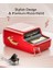 B21 Etiket Makinesi Mürekkepsiz Bluetooth Etiket Yazıcısı, Küçük Işletmeler Için 2 Inç Taşınabilir Termal Yazıcı, Adres, Logo, Giyim, Posta, Mumlar, Takı, Hediye Için Etiket Yazıcısı, Kırmızı 2