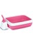 Imac Duo Kürekli Açık Kedi Tuvaleti Pembe 50X40X15 cm 1