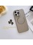Apple Iphone 15 Pro Max Uyumlu Magnezyum Standlı Kapak Magsafe Sert Kılıf + Kamera Lens Koruma . 3