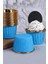 Hediye Sepeti 25&apos;li Mavi Gold Muffin Kek Kalıbı, Kek Kapsülü Cupcake Kalıbı, Airfryer Uyumlu 2