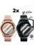 Samsung Galaxy Watch 42 mm Rosegold & Midnight Black Ekran Koruyucu, 2 Adet 1