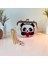 El Örgüsü Panda Işlemeli Küçük Kadın Çanta 5