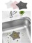3 Adet Yıldız Lavabo ve Küvet Süzgeci, Lavabo Tıkacı (Antrasit-Pembe-Beyaz) M-114 2