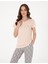 Kadın Bej Kısakollu Pijama Takımı 50318971-VR011 3