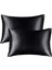 Yastık Kılıfı, Queen Size, Kıvırcık Saçlar, Ipeksi Yapı (King (50X90), Siyah) 1