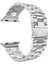 Apple Watch Series 8 45MM Metal Stainless Steel Için Kordon Gümüş 1