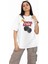 Oversize Vacay Mode Sırt Baskılı Tişört, Unisex Yaz Meyve Temalı Bisiklet Yaka T-Shirt 2