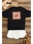 Oversize Desenli Çilek Baskılı Tişört, Unisex Yaz Temalı Bisiklet Yaka T-Shirt 2