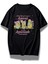 Unisex Lemonade Yazılı Tişört, Oversize Kurdele Baskılı Bisiklet Yaka T-Shirt 1