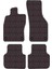 Nissan Nissan Terrano 1993-2006 Uyumlu Kırmızı Dikişli Siyah Deri Paspas 2