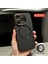 Apple Iphone 15 Pro Uyumlu Magnezyum Serisi Standlı Kapak Magsafe Sert Kılıf + Kamera Lens Koruma . 1