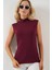 Kadın Kolsuz Body 4348 - Bordo 1