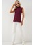 Kadın Kolsuz Body 4348 - Bordo 2
