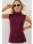 Kadın Kolsuz Body 4348 - Bordo 4