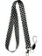 Siyah Papatya Boyun Ipi Telefon Askısı Lanyard 1