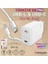 Type-C Lightning Çıkışlı Pd 27W 3.0 Hızlı Şarj Kablosu T-Turbo - Beyaz 100CM Plt-27 2