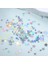 Holografik Gold Gümüş Ay ve Yıldızlar Tırnak Süsleme Folyo Pulları Mix Nail Art 4