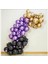 10 Adet Metalik Gold, 10 Adet Metalik Mor, 10 Adet Metalik Siyah Balon 1