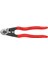 Plastik Kaplamalı Dövme Knipex Tel Halat Makası 190MM 95 61 190, Kırmızı 1