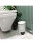 Beyaz Elit Pedallı Banyo, Mutfak, Tuvalet Çöp Kovası Seti 3 Litre 1