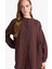 Relax Fit Bisiklet Yaka Gofre Dokulu Uzun Kollu Tunik D4145AX25AU 1