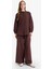 Relax Fit Bisiklet Yaka Gofre Dokulu Uzun Kollu Tunik D4145AX25AU 2