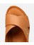 01SAH306840A370 KADIN Deri Taba Ayarlanabilir Comfort Sandalet 4