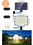 Solar 220 LED – 5m Kablolu, IP65, Kumandalı, 3 Modlu, Güneş Enerjili Bahçe Aydınlatma - Sarı Işık 7