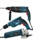 Elektrikli 3 Lü Set 13MM Darbeli Vidalama + Kırıcı Delici Matkap + 125 mm Avuç Taşlama EEA340 1