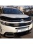 Citroen C5 Aircross Ön Kaput Koruma Rüzgarlığı 3mm Akrilik (Abs) Parlak Siyah Deflektör 2017-> 3