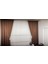 Nivemeshome Modern Kahve Geçişli 1/3 Sık Pile Tül Perde Apm 1