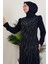 Seher Taşlı Elbise Lacivert 5