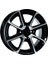 14 Inç 4X100 Clio Accent Era Siyah Elmas Kesim Jant Modeli (4 Adet) 1