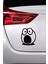 Şaşkın Emoji Sticker Oto Motor Laptop Duvar Folyo Sticker 20 x 24 cm 3