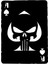 Punisher Maça As Sticker Oto Motor Laptop Duvar Folyo Sticker 25X35 cm 1