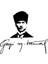 Gazi M. Kemal Sticker Oto Motor Laptop Duvar Folyo Sticker 30 x 27 cm 2