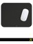 Siyah Renkli Ergonomik Mouse Pad - 23 cm x 19 cm - Kaydırmaz Taban Ev ve Ofis Kullanımı Için Ideal Fare Altlığı Mousepad 4