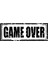 Game Over Sticker Oto Motor Laptop Duvar Folyo Sticker 25X10 cm 1